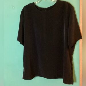 Graver Studio Black Blouse Size 2X (Vintage)